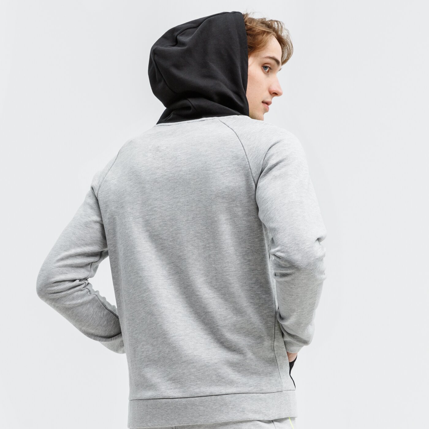 Bluza męska LOTTO BLUZA ROZPINANA Z KAPTUREM NOA lo121blm35002 kolor szary