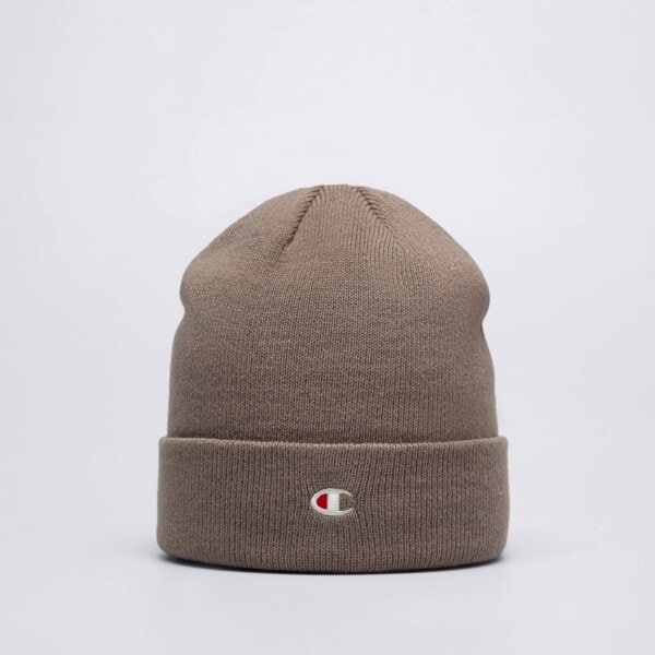 Czapka zimowa damska CHAMPION CZAPKA BEANIE 806065es072 kolor brązowy