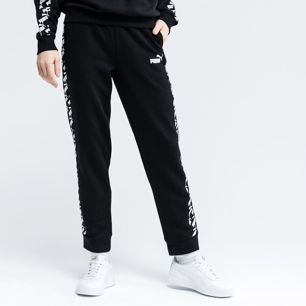 Spodnie dresowe damskie PUMA SPODNIE AMPLIFIED TR CL 581221 01 kolor czarny