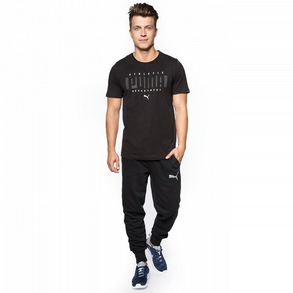 Spodnie dresowe męskie PUMA SPODNIE FORMSTRIPE SOCCER 83832201 kolor czarny