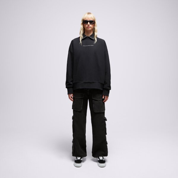 S.NOW JOB SIZEER CREWNECK “I DON'T KNOW” BLACK si123blu51001 kolor czarny