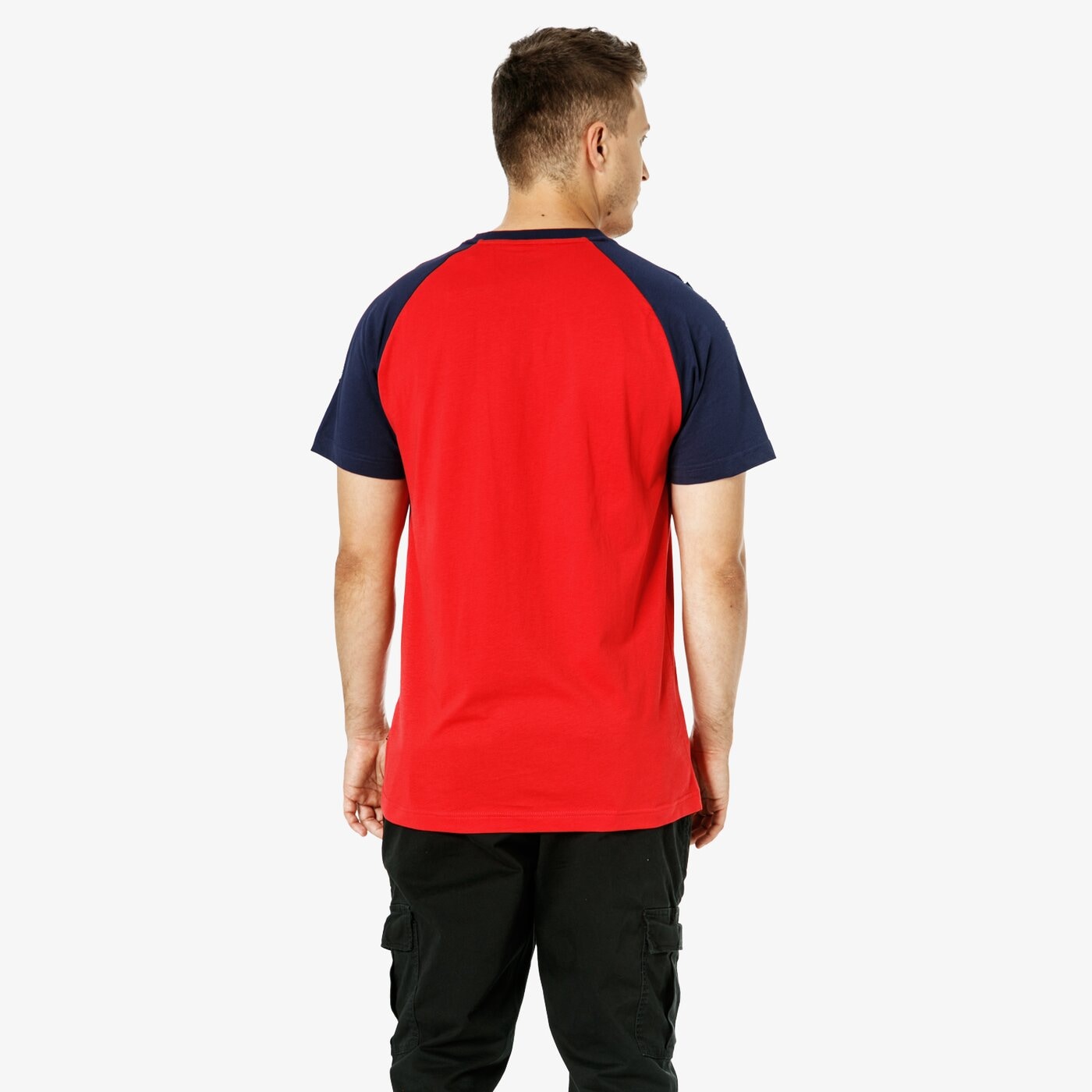 Koszulka męska PUMA T-SHIRT SS REBEL BLOCK RAGLAN 85239612 kolor czerwony