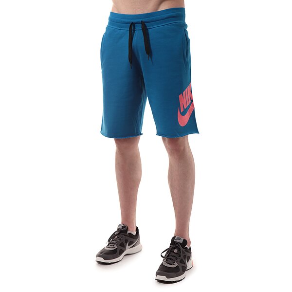 Spodenki męskie NIKE SZORTY AW77 ALUMNI SHORT 633465418 kolor niebieski