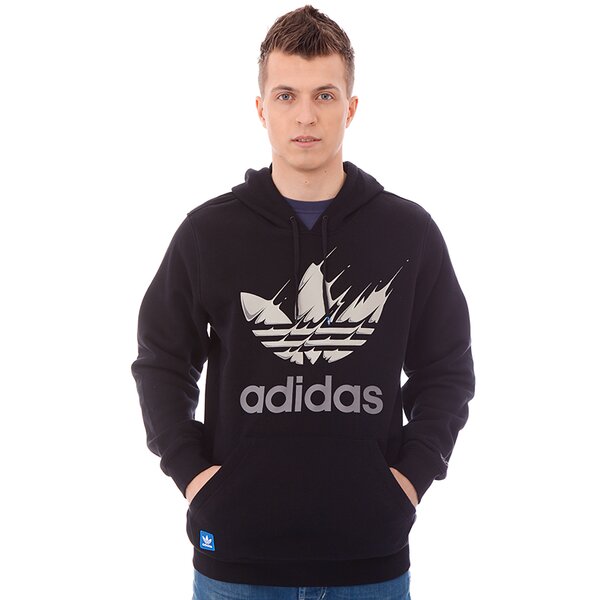 Bluza męska ADIDAS BLUZA   GRAPHIC PO HOOD z33144 kolor czarny
