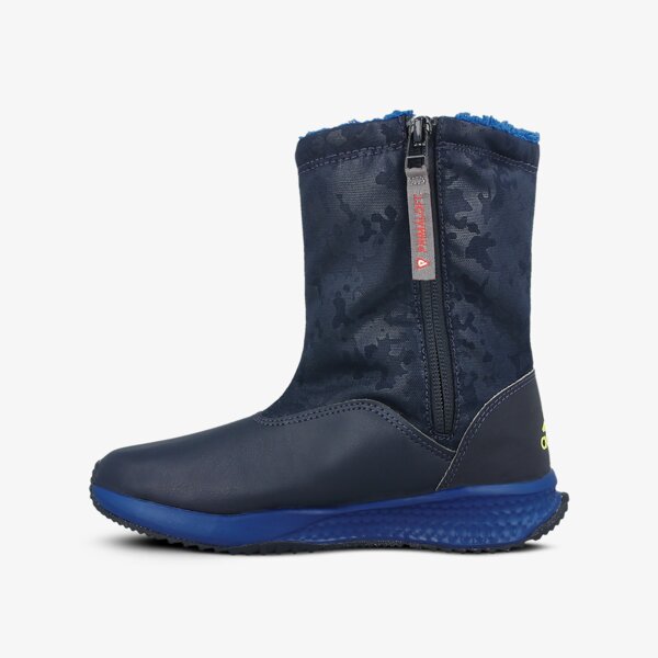 Buty trekkingowe dla dzieci ADIDAS RAPIDASNOW K s81125 kolor granatowy