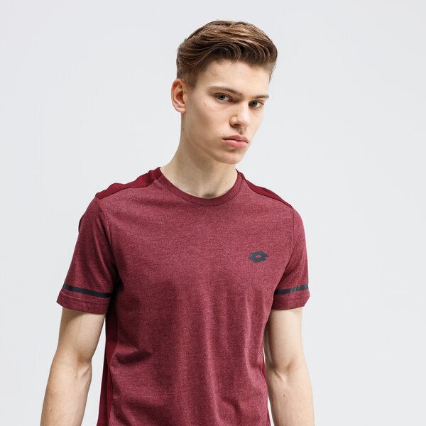 Koszulka męska LOTTO T-SHIRT DINAMICO II MEL CO 212991-03f kolor bordowy
