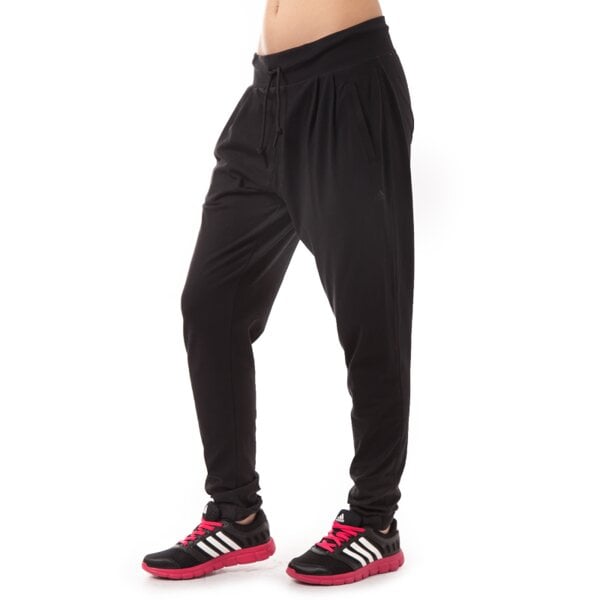 Spodnie dresowe damskie ADIDAS SPODNIE ESS JERSEY PNT s17840 kolor czarny