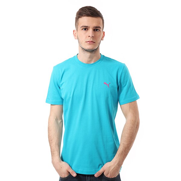 Koszulka męska PUMA T-SHIRT ESS TEE 82397807 kolor niebieski