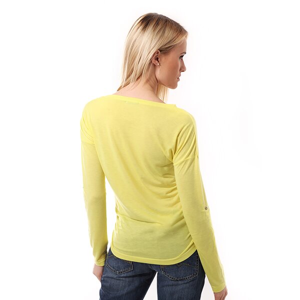 Koszulka damska CONFRONT T-SHIRT L\S LUNA cfv14tsd03002 kolor żółty