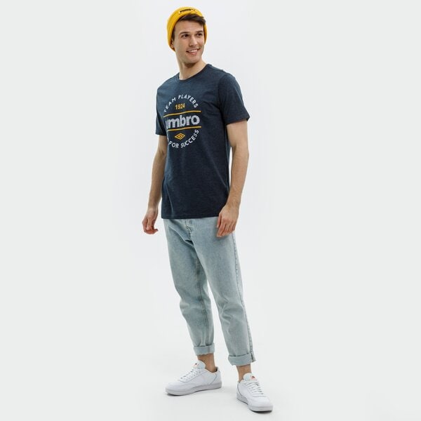 Koszulka męska UMBRO T-SHIRT FENNO ul321tsm04002 kolor granatowy