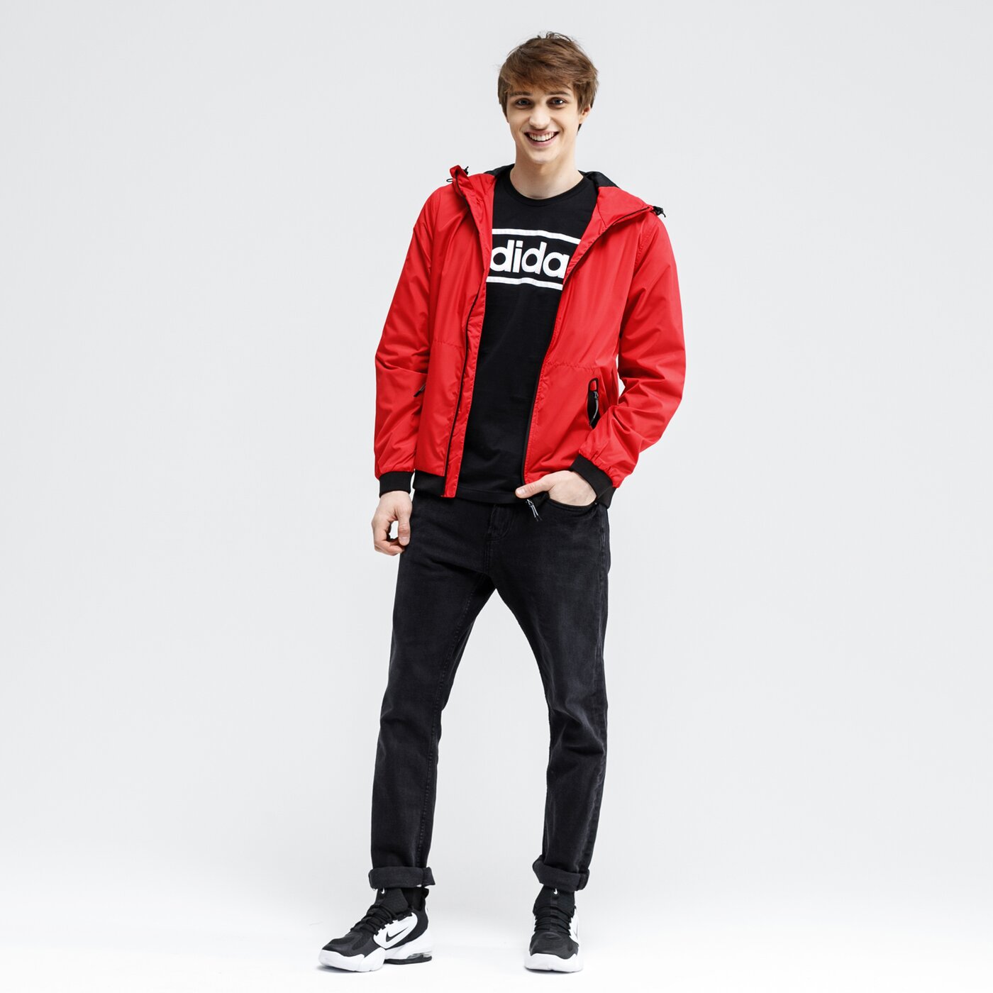 Kurtka przejściowa męska UMBRO KURTKA TUMBA ul120kum22001 kolor czerwony