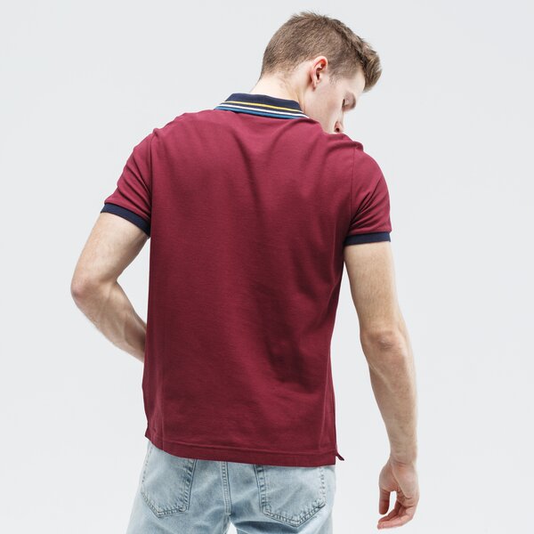 Koszulka polo męska LOTTO POLO CAPRI PQ 213343-5rw kolor bordowy