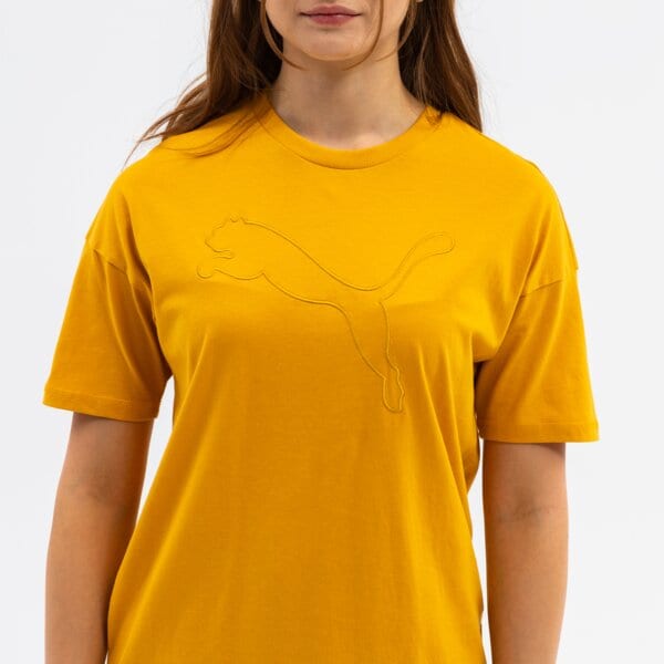 Koszulka damska PUMA T-SHIRT HER TEE - MINERAL YELLOW 58949337 kolor żółty
