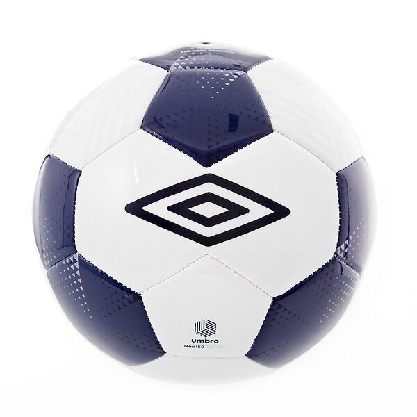 Damska piłka nożna UMBRO PILKA NEO TRAINER WHITE BLUE DEPTHS SILVER 20488uchu kolor biały