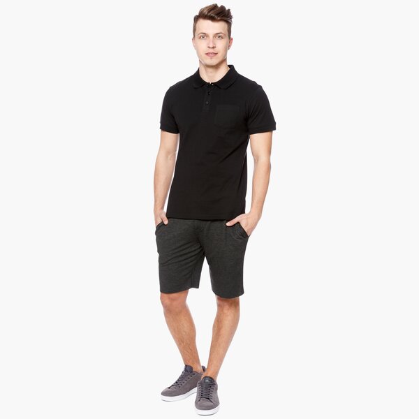 Koszulka polo męska UMBRO POLO ROBERTO ul17pom01004 kolor czarny