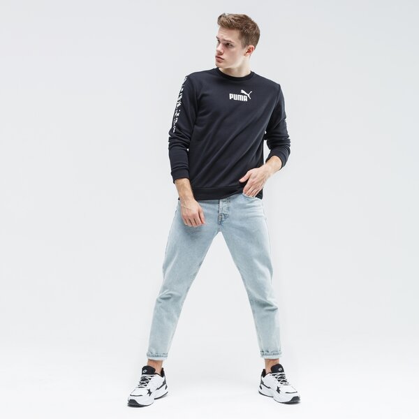 Bluza męska PUMA BLUZA AMPLIFIED CREW TR 581391 01 kolor czarny