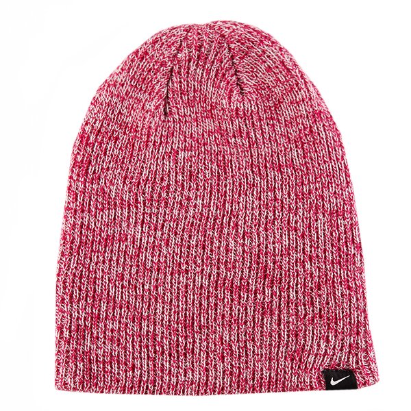 Czapka zimowa damska NIKE CZAPKA Z HEATHER KNIT BEANIE 507593602 kolor różowy