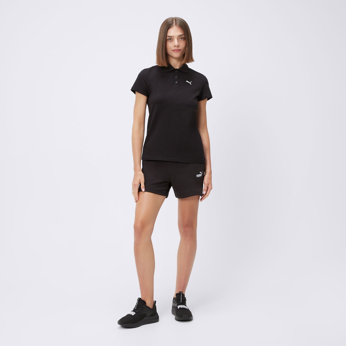 Spodenki damskie PUMA SZORTY ESS SMALL NO.1 FT 682440 01 kolor czarny