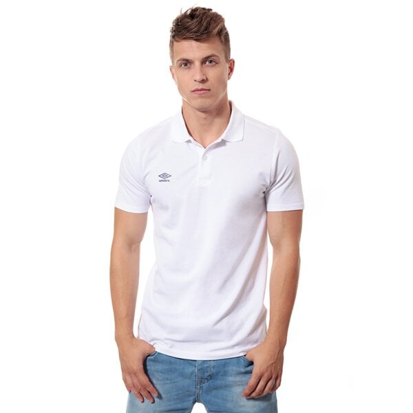 Koszulka polo męska UMBRO POLO PIQUE 62533u86d kolor biały