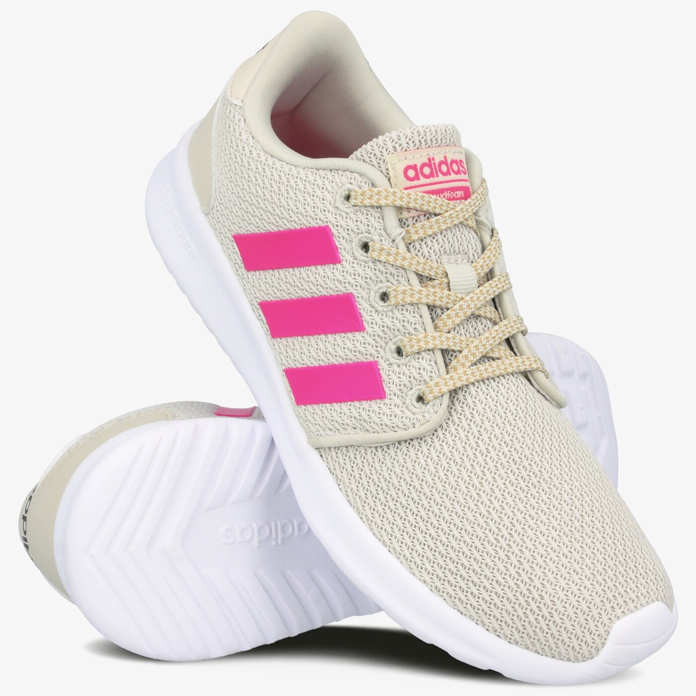 Buty sportowe damskie ADIDAS QT RACER ef8714 kolor szary