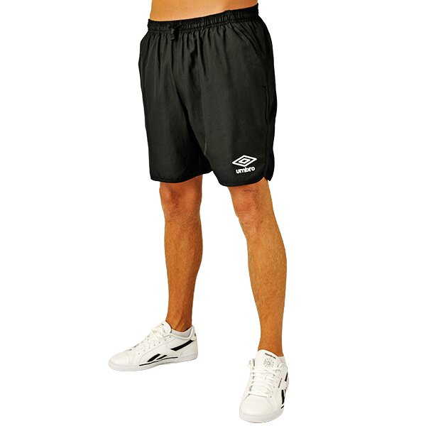 Spodenki męskie UMBRO SZORTY FW STOWE WOVEN SHORTS BLACK 697764060 
