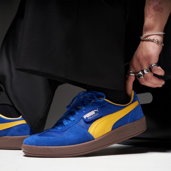 Buty sportowe męskie PUMA PALERMO VINTAGE UPDATE 40136402 kolor niebieski