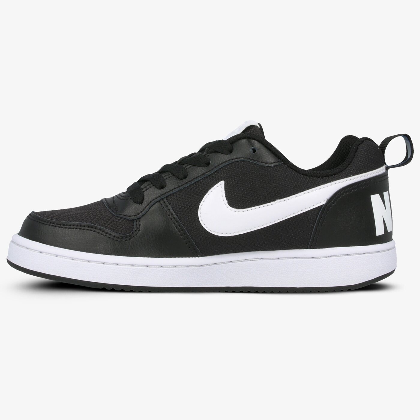 Buty dziecięce NIKE COURT BOROUGH LOW PE (GS) bq7566-002 kolor czarny