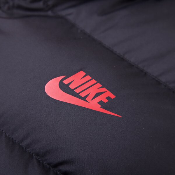 Kurtka zimowa męska NIKE KURTKA JACKET HOODED WERE 646993011 kolor czarny