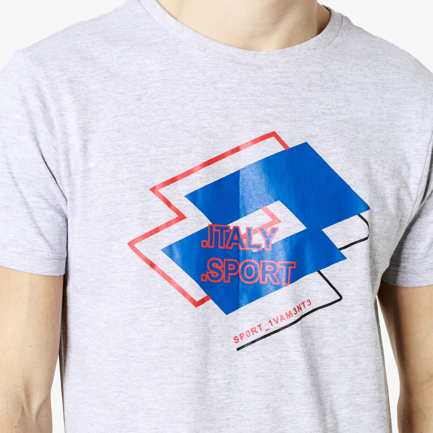 Koszulka męska LOTTO T-SHIRT SS TERNI lo19tsm67002 kolor szary