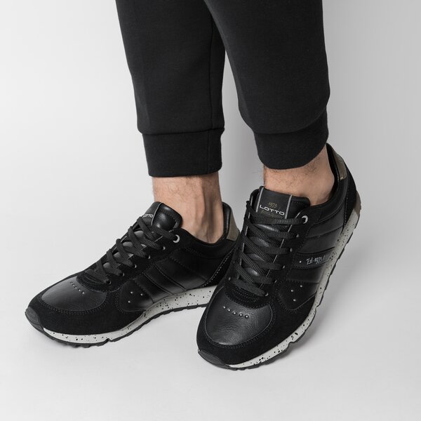 Buty sportowe męskie LOTTO SANTANDER III t0119 kolor czarny