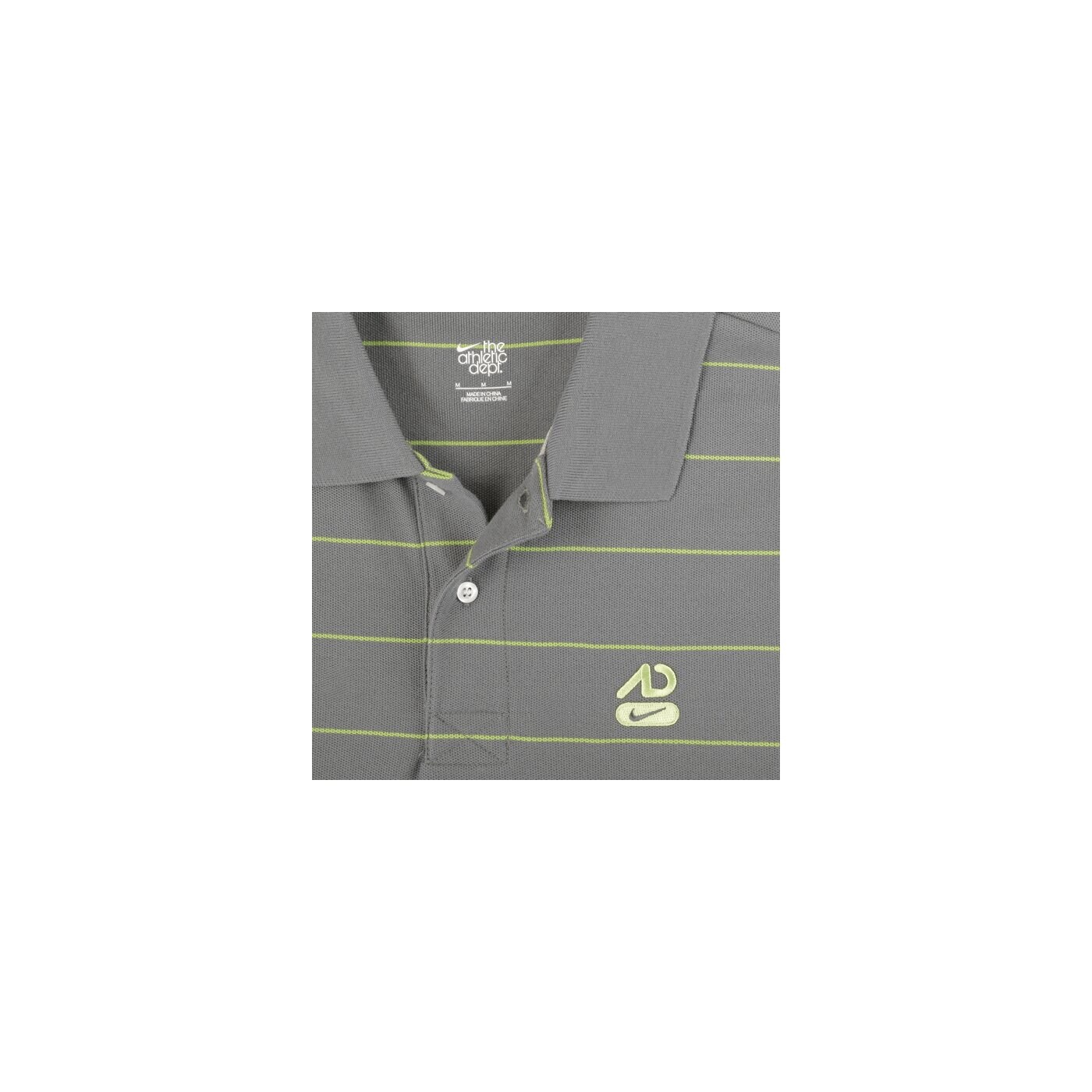 Koszulka polo męska NIKE POLO AD CLUB PIQUE THIN STRIPE 402541021 