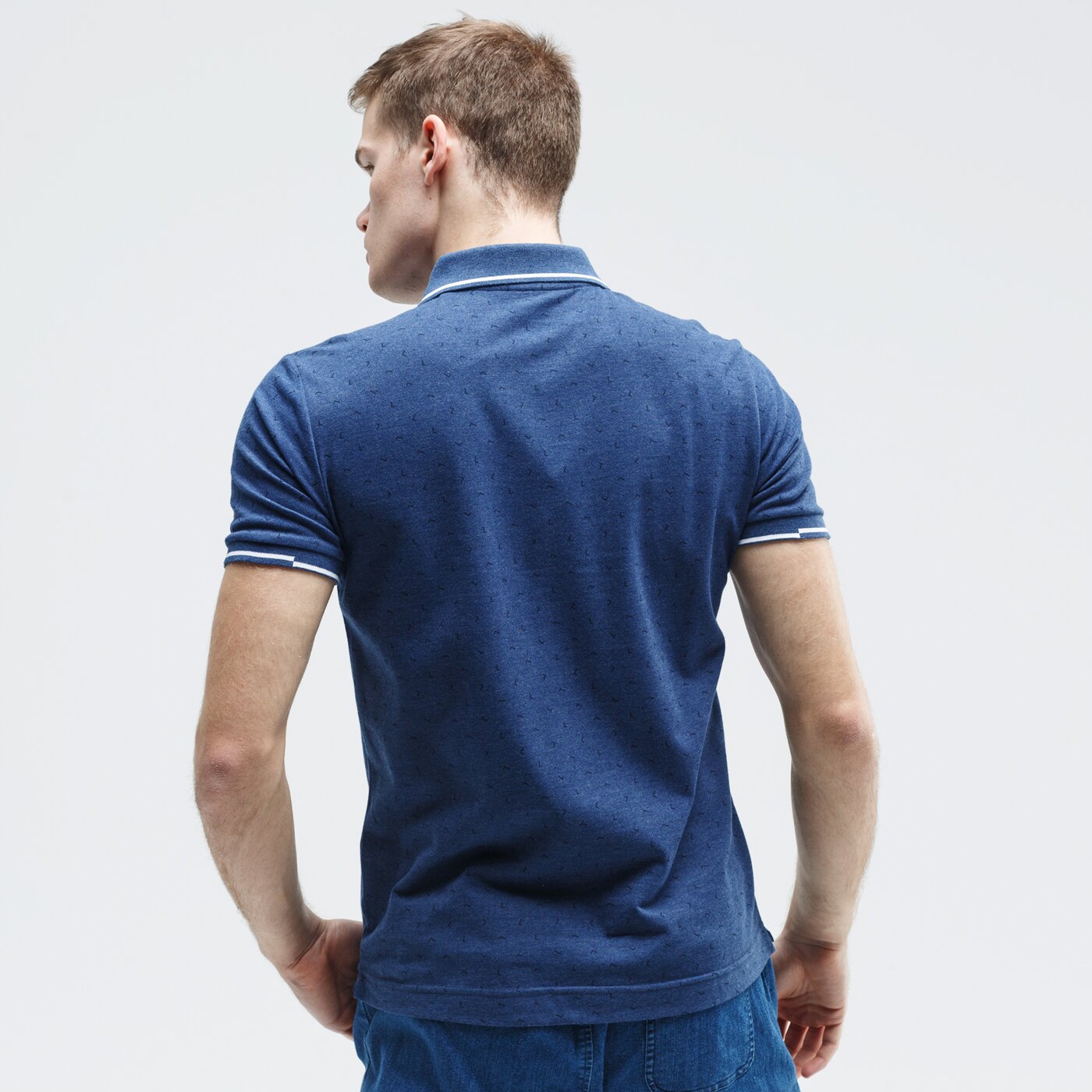 Koszulka polo męska LOTTO POLO ELBA MEL PQ 213346-5s1 kolor granatowy