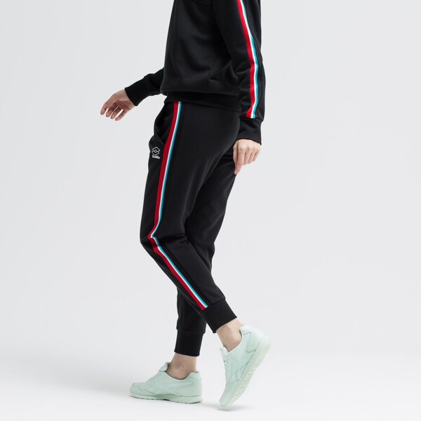 Spodnie dresowe damskie LOTTO SPODNIE ATHLETICA W III RIB STP PL 211747-1cl kolor czarny
