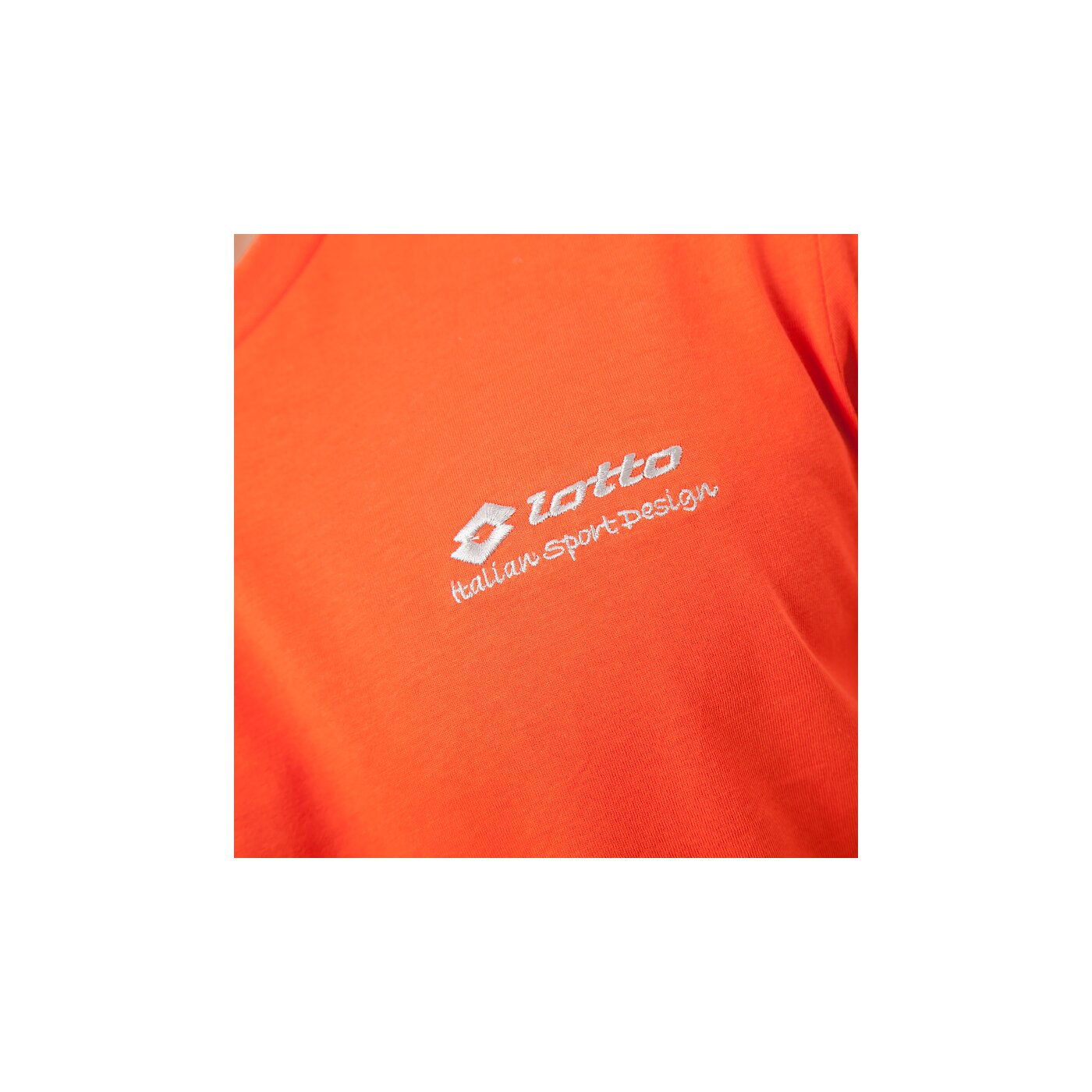 Koszulka męska LOTTO T-SHIRT BRETT BS r4612 kolor pomarańczowy