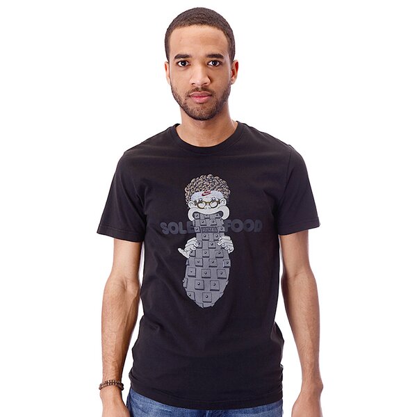 Koszulka męska NIKE T-SHIRT RU SOLE FOOD TEE 531139010 kolor czarny