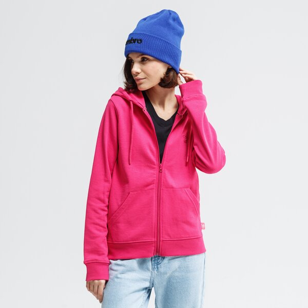 Bluza damska UMBRO BLUZA ROZPINANA Z KAPTUREM LINDI ul120bld03003 kolor różowy