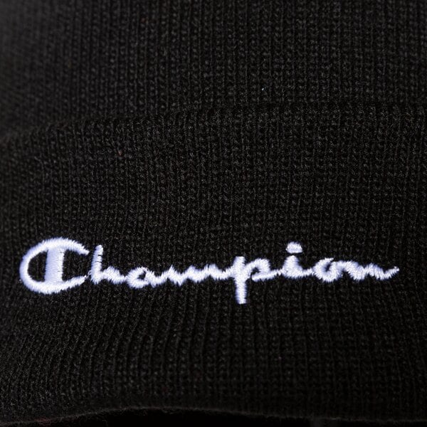 Czapka zimowa damska CHAMPION CZAPKA BEANIE CAP 804671kk001 kolor czarny