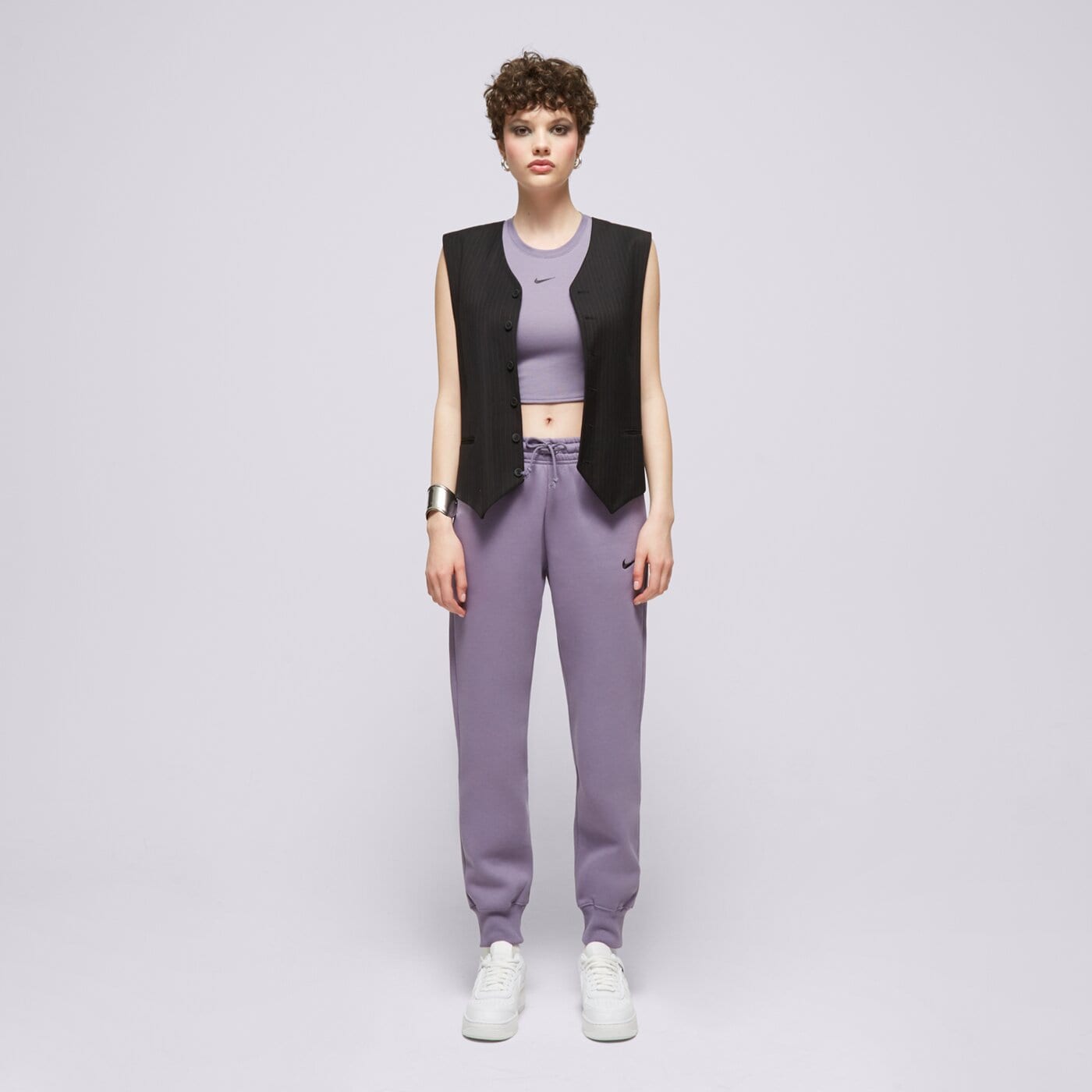 Koszulka damska NIKE T-SHIRT W NSW ESSNTL RIB CRP TANK fb8279-509 kolor szary