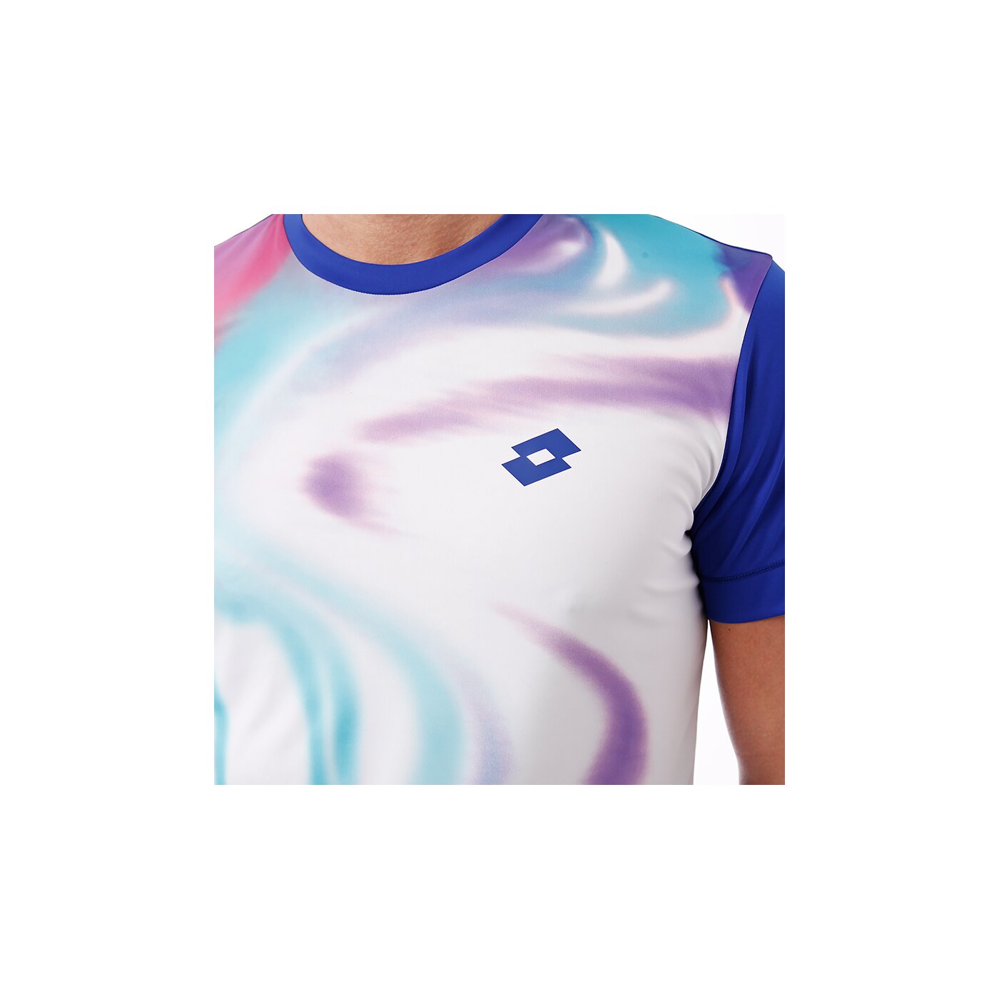 Koszulka męska LOTTO T-SHIRT BLEND q8709 kolor biały