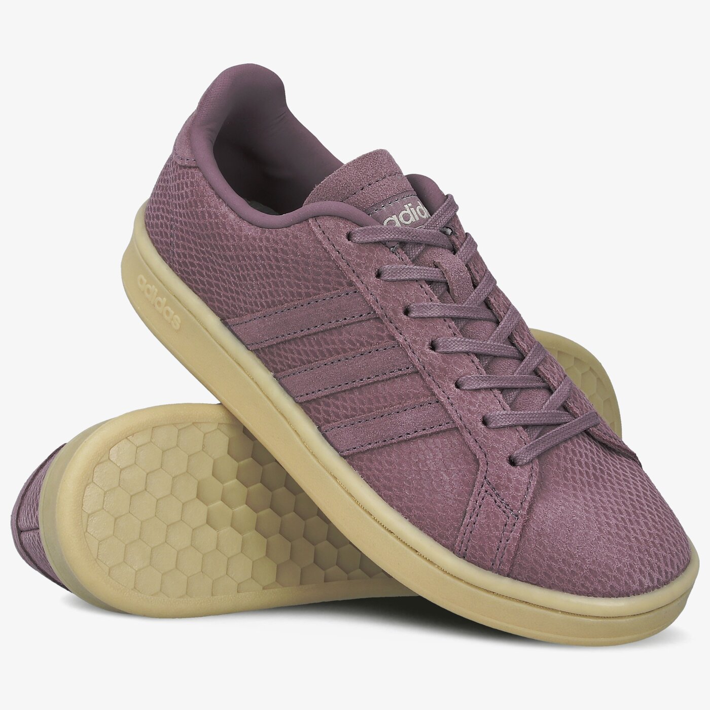 Buty sportowe damskie ADIDAS GRAND COURT eg3976 kolor fioletowy