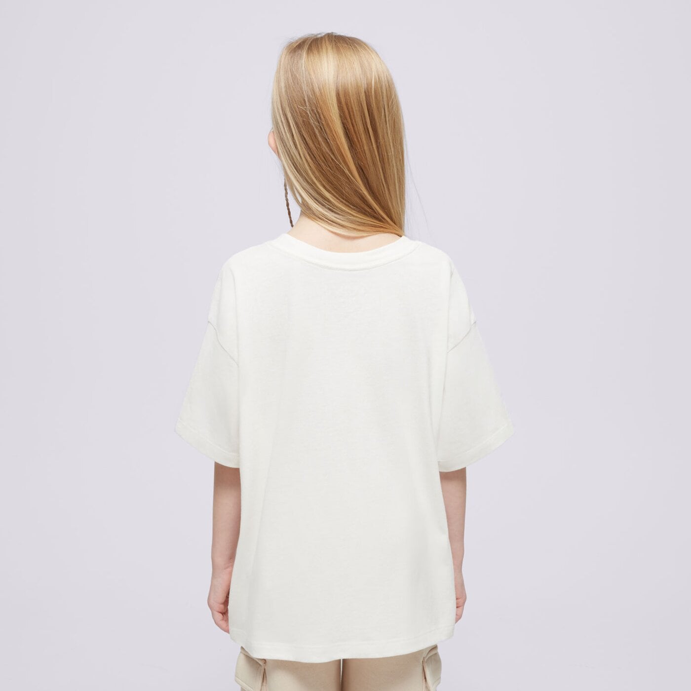 Koszulka dziecięca JORDAN T-SHIRT JDG HIGH BRAND READ SS GIRL 45d334-782 kolor beżowy