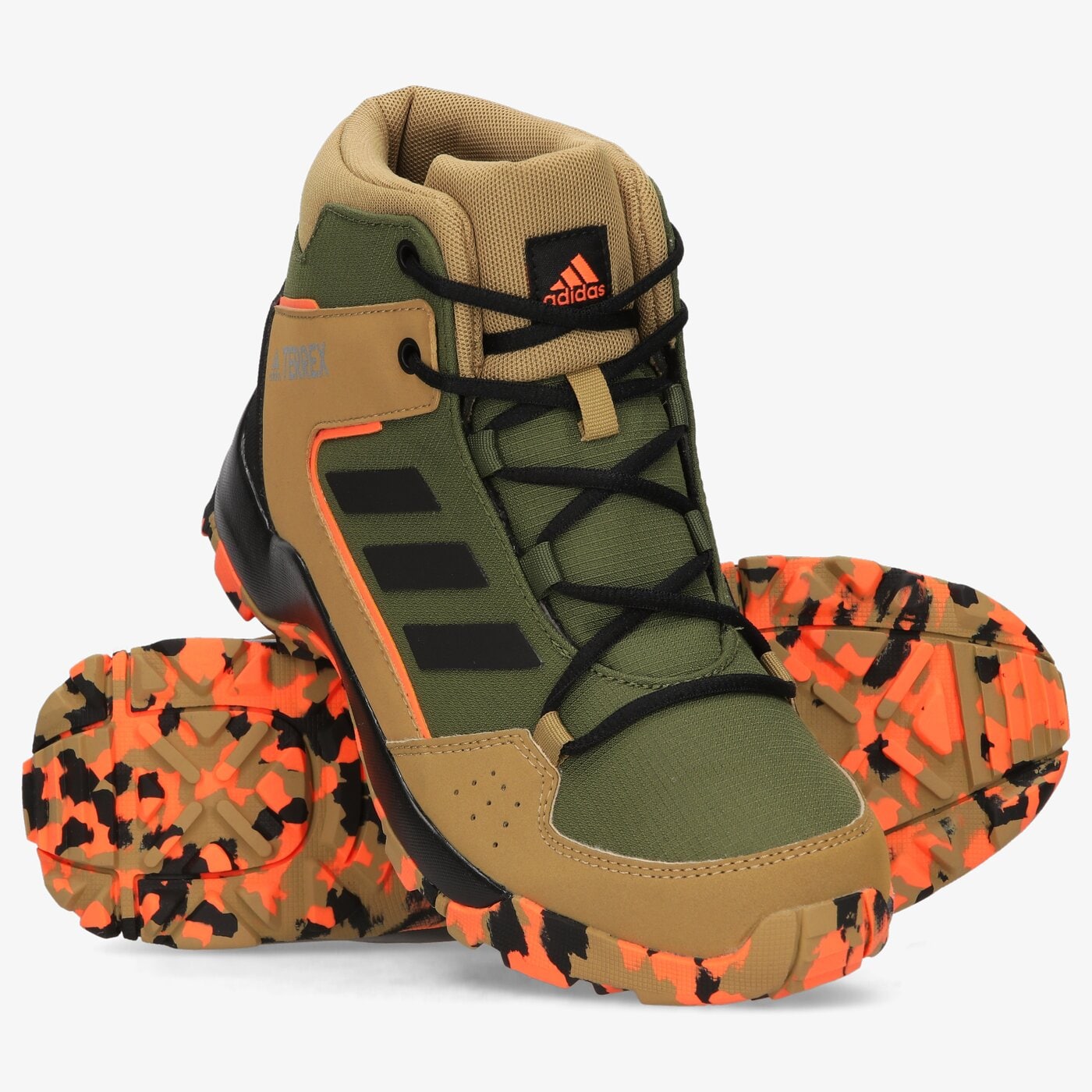 Buty trekkingowe dla dzieci ADIDAS TERREX HYPERHIKER K fx4188 kolor brązowy