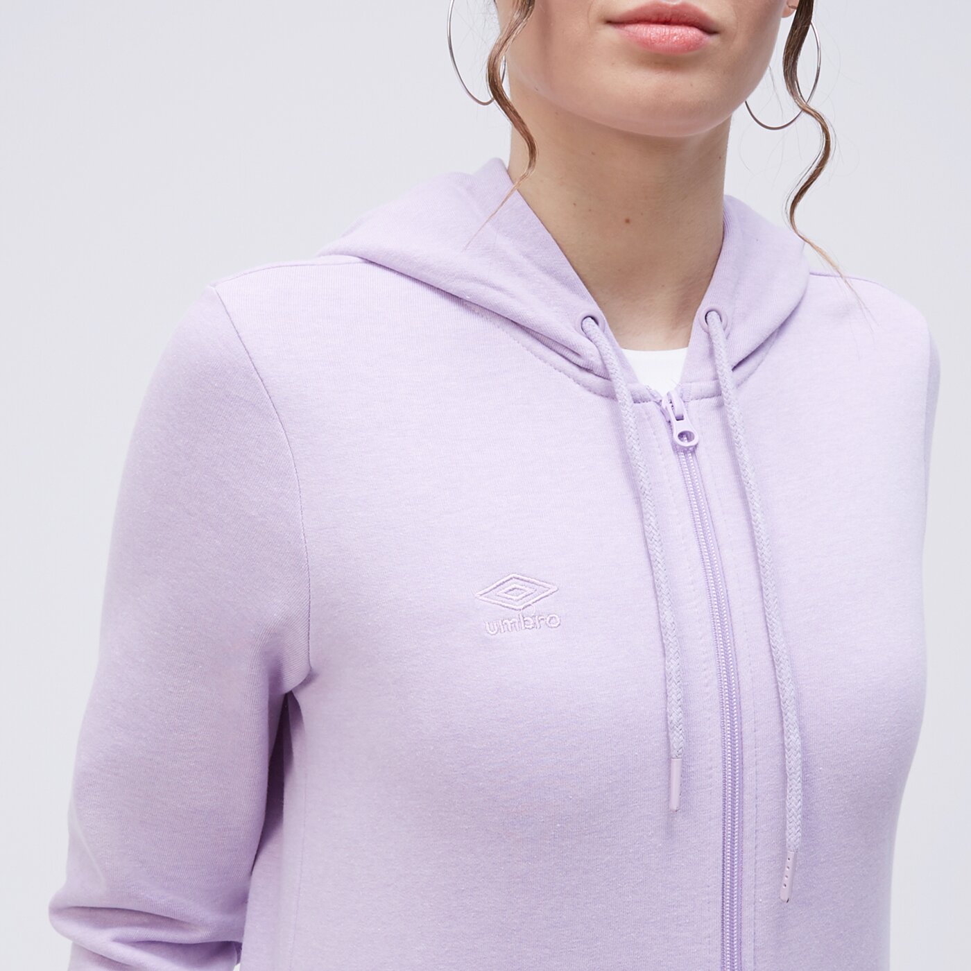 Bluza damska UMBRO BLUZA ROZPINANA Z KAPTUREM LINDI II ul123bld90001 kolor fioletowy