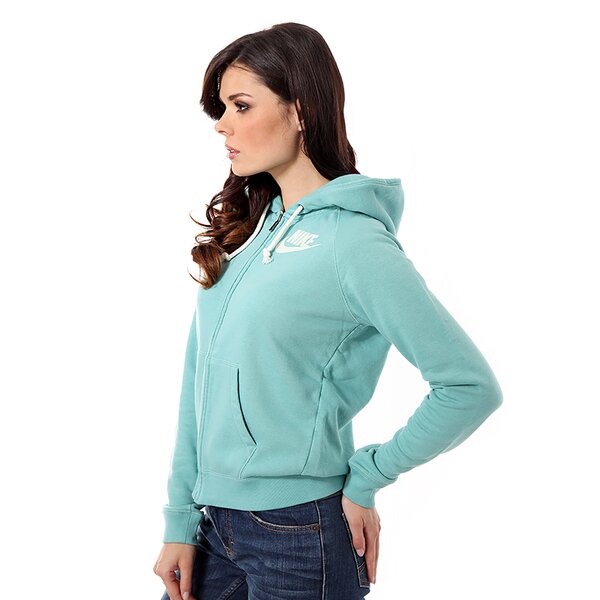 Bluza damska NIKE BLUZA RALLY FZ HOODY 585717347 kolor zielony