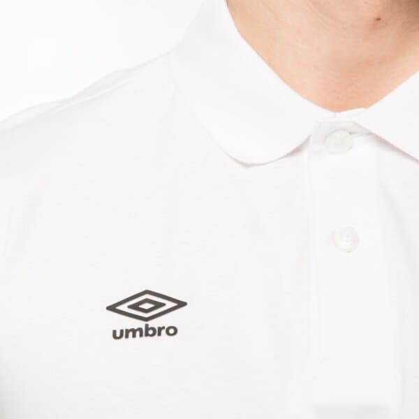 Koszulka polo męska UMBRO POLO JERSEY 62294u002 kolor biały