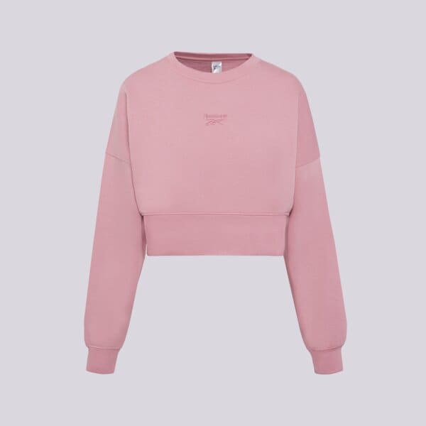 Bluza damska REEBOK BLUZA CROPPED CREWNECK RICHARD 100241207 kolor różowy