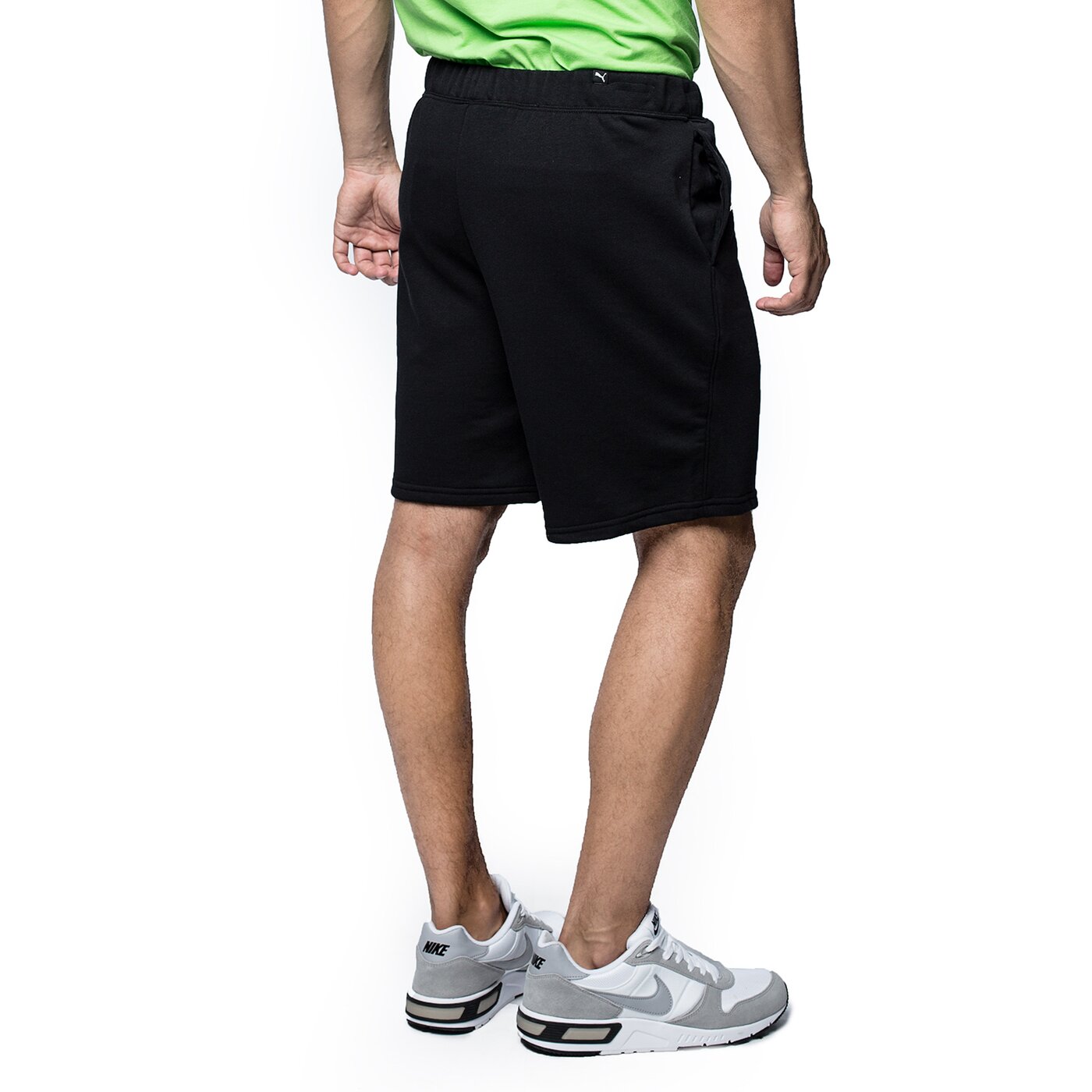 Spodenki męskie PUMA SZORTY FUN BIG LOGO SWEAT 83725801 kolor czarny