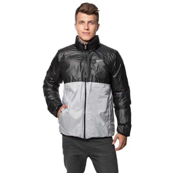 Kurtka zimowa męska NIKE KURTKA ALLIANCE JACKET- FLP PRT 678291100 kolor szary