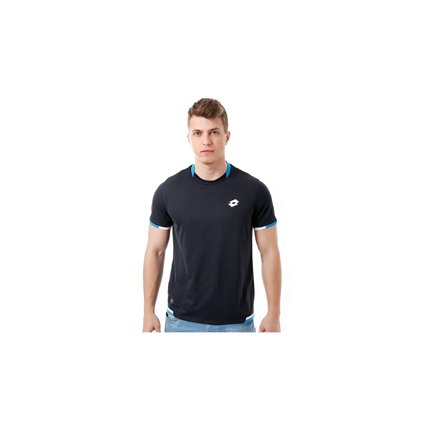 Koszulka męska LOTTO T-SHIRT LOB q8725 kolor granatowy