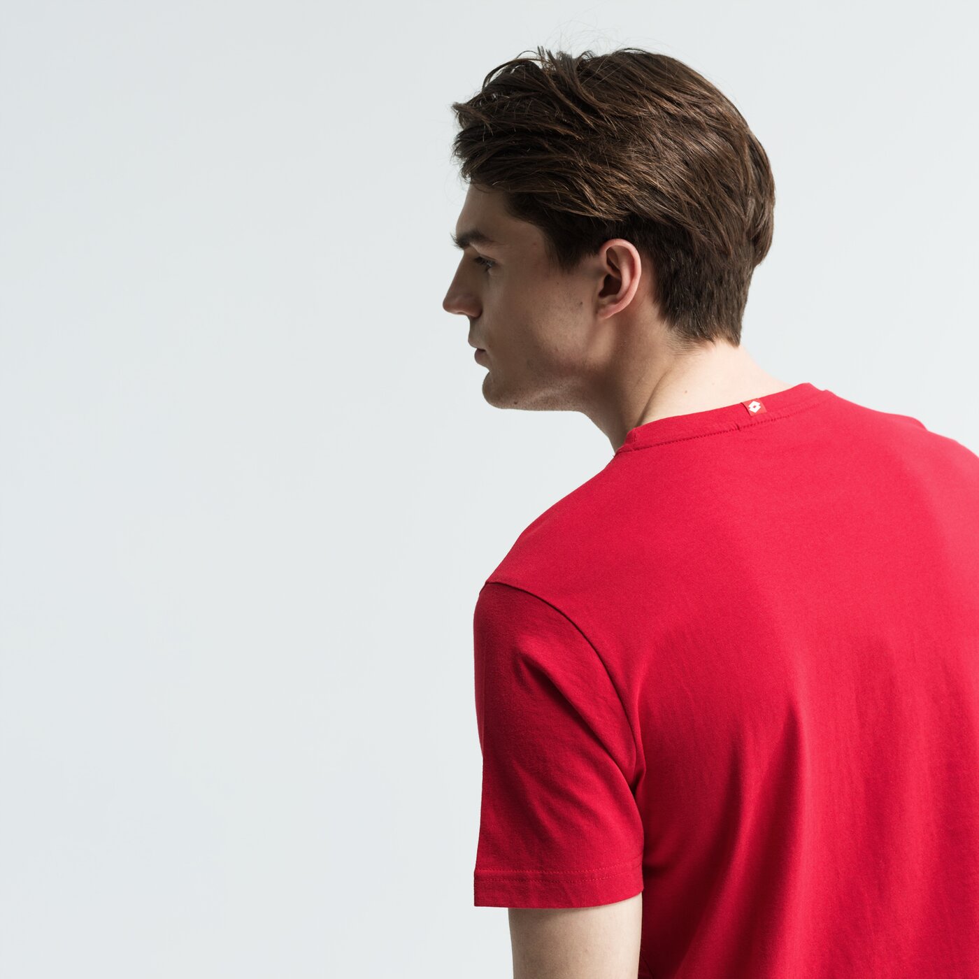 Koszulka męska LOTTO T-SHIRT SS LECCE lo19tsm19002 kolor czerwony